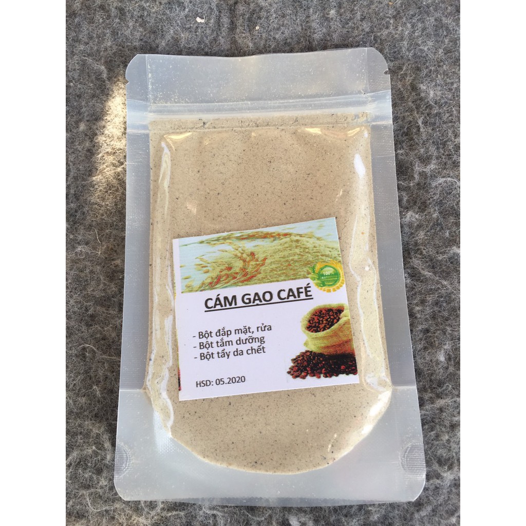 [Sale] Cám gạo cafe ( bột), tắm trắng, đắp mặt, rửa, tẩy da chết, làm đẹp ... túi 100g | BigBuy360 - bigbuy360.vn