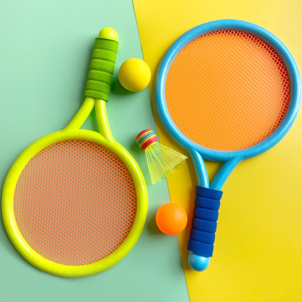 Bộ vợt cầu lông - vợt tennis đồ chơi cho bé vận động ngoài trời