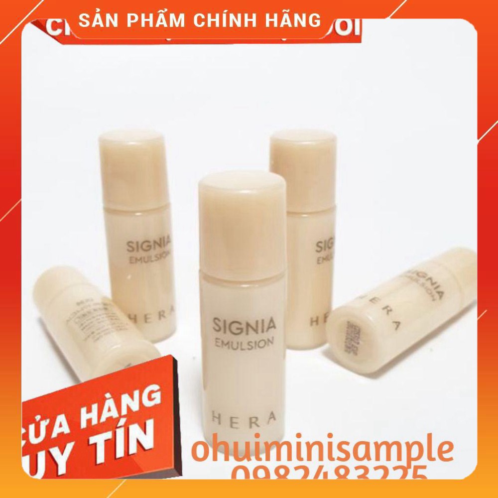 [Lọ 5ml] Sữa dưỡng trắng, tái sinh và trẻ hóa da - SIGNIA HERA EMULSION mini 5ml