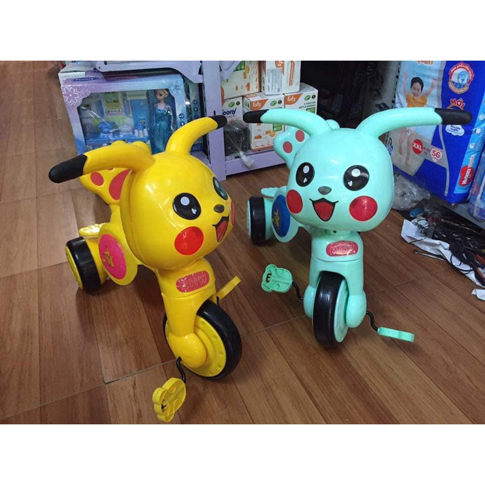 Xe đạp 3 bánh Pikachu phát nhạc cho bé