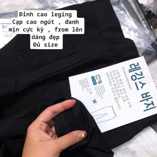 Quần Legging Đùi Lửng Ngố Dài, Nâng Mông Cạp Cao Siêu Hot Siêu Co Giãn