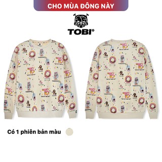[Mã BMLT35 giảm đến 35K đơn 99K] Áo thun tay dài TOBI Donut UNISEX