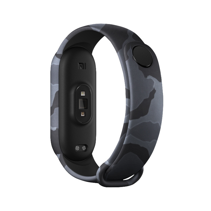 Dây Đeo Họa Tiết Rằn Ri Bằng Silicone Mềm Cho Đồng Hồ Thông Minh Xiaomi Mi Band 7 6 / 5 Mi Band 4 Và Mi Band 3