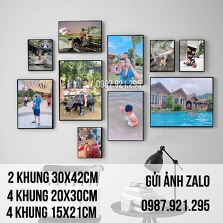 Bộ khung ảnh dán tường, khung ảnh thông minh, miễn phí in ảnh