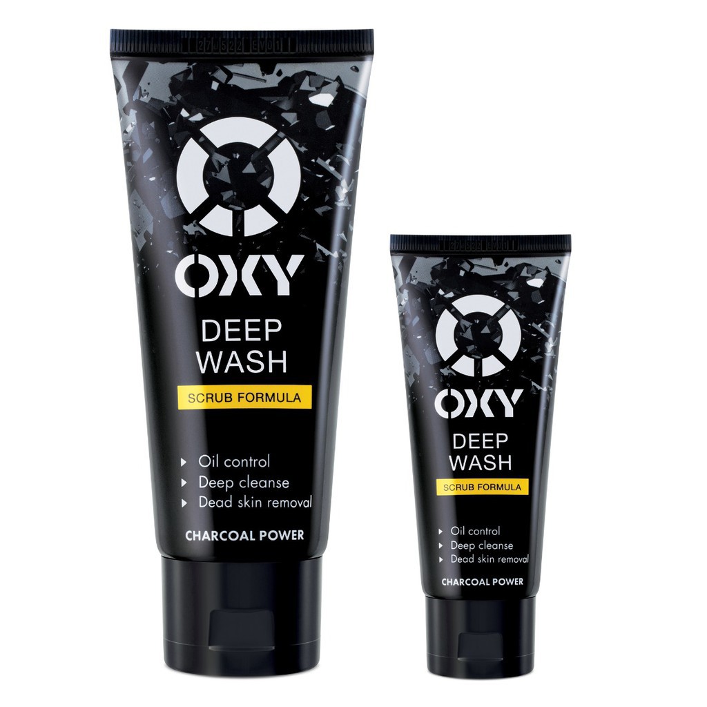 Kem Rửa Mặt Có Hạt { CHÍNH HÃNG } Oxy Deep Wash 100g - Làm Sạch Sâu, Đánh Bay Nhờn, Tút Sáng Da