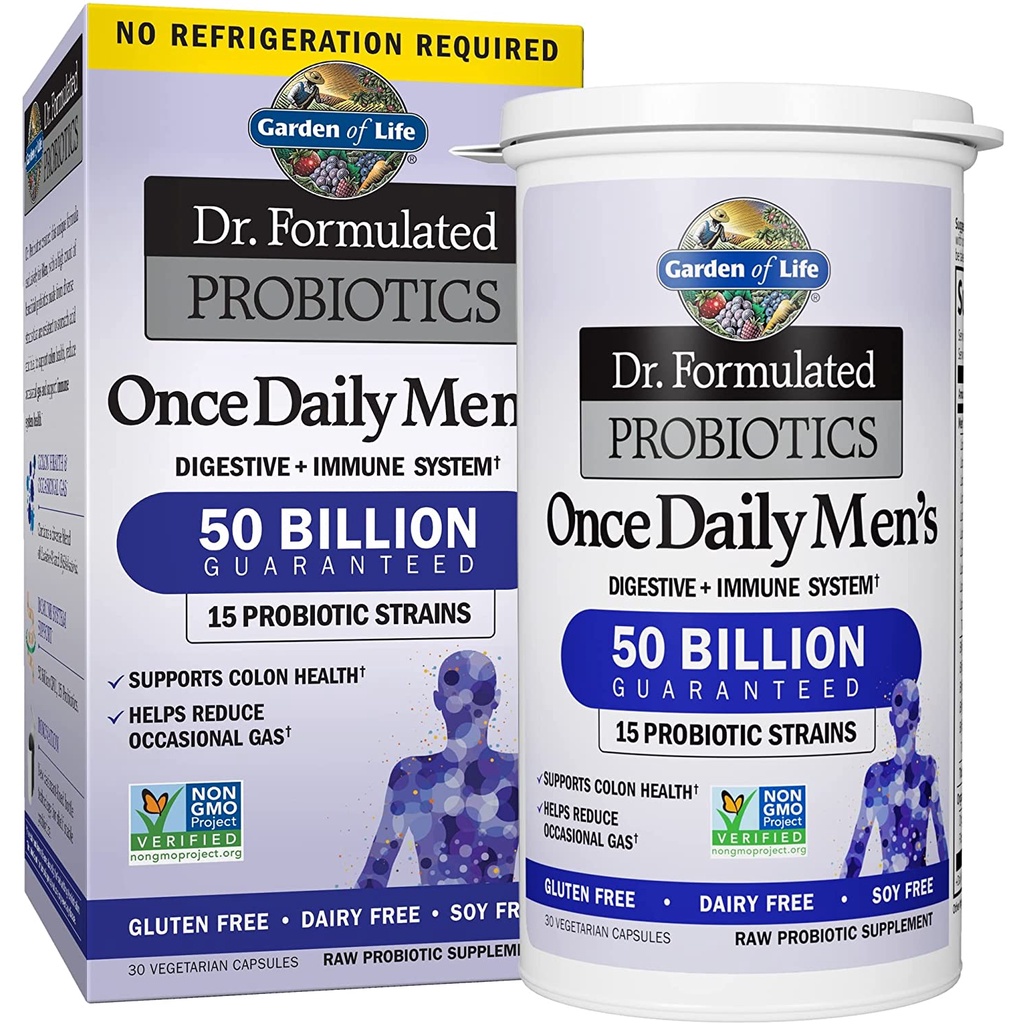 Lợi khuẩn Garden of Life Dr. Formulated Once Daily Men’s Probiotics 30v