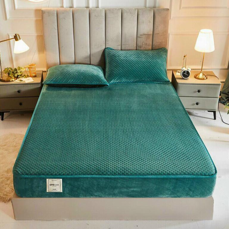 Bộ ga gối nỉ nhung ong 3 món 2mx2m2