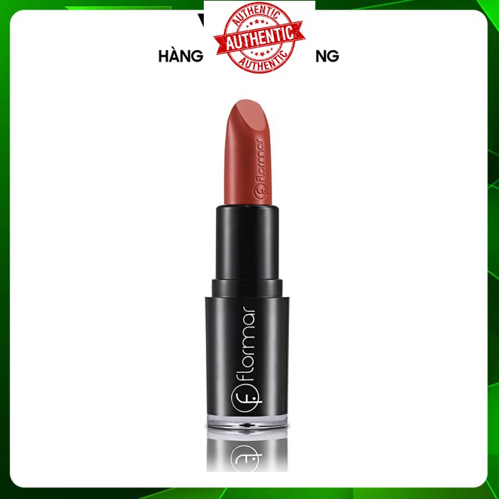 [Mã giảm giá mỹ phẩm chính hãng] Son Môi Lâu Phai Flormar Long Wearing Lipstick Màu L017 Saturated Beige 4g