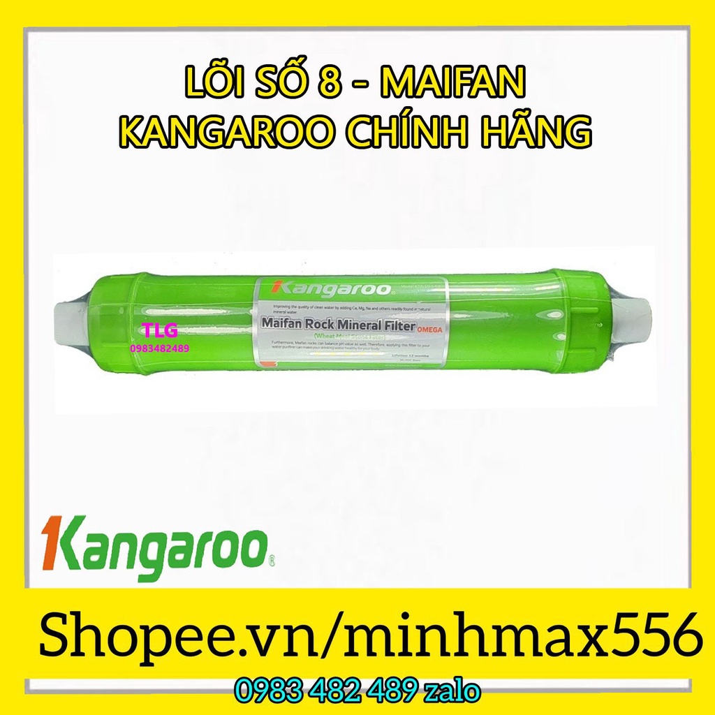 [GIÁ HỦY DIỆT] LÕI LỌC NƯỚC KANGAROO SỐ 8 - Đá Maifan - CAM KẾT HÀNG CHÍNH HÃNG