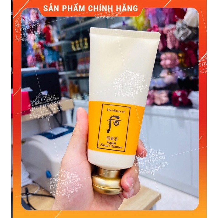 Sữa rửa mặt whoo vàng 180ml