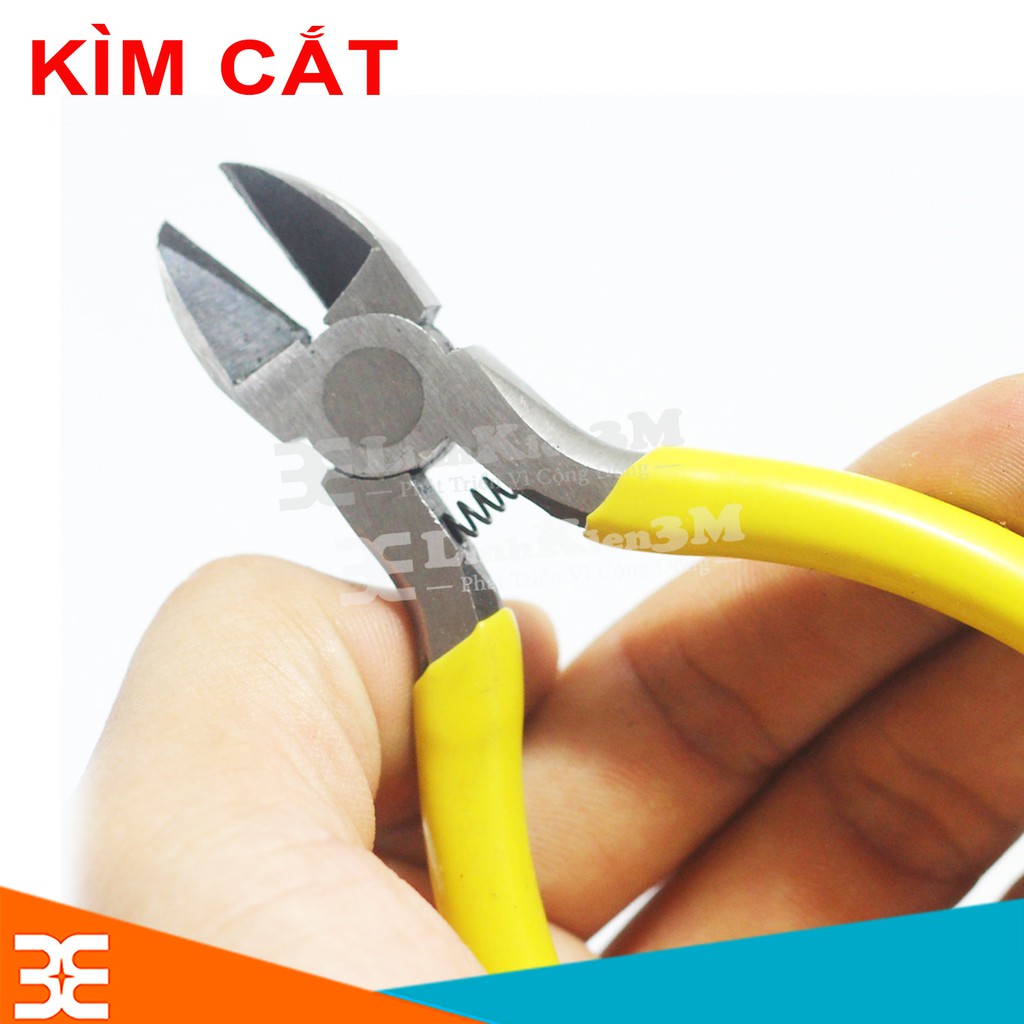 Combo 3 Kìm Bosi Kẹp, Cắt, Mỏ Nhọn 5 Inch Cao Cấp