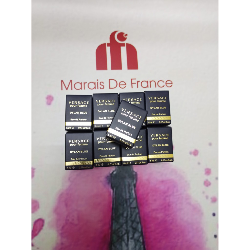 Nước hoa nữ mini du lịch Versace pour femme dylan blue 5ml nội địa pháp nhập khẩu chính hãng