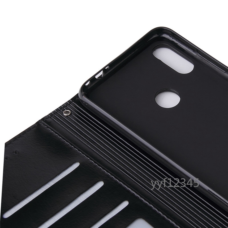 Ví Bao Nắp Gập Chất Giả Da Nhiều Màu Cho Điện Thoại Xiaomi Redmi 4a 4x 5a 6a Note 5 6 7 Pro Note7