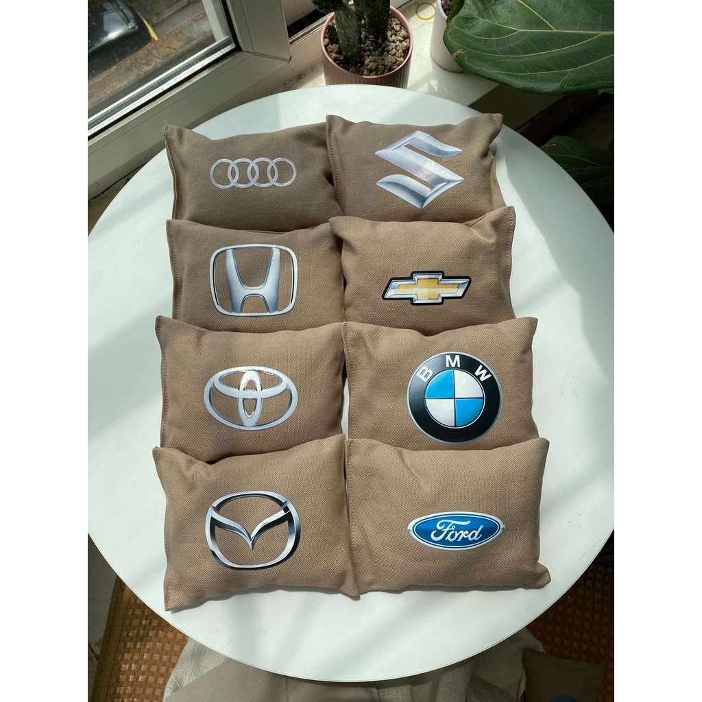 Than hoạt tính khử mùi ô tô, Túi than hoạt tính khử mùi in logo các hãng xe 180gram | BigBuy360 - bigbuy360.vn