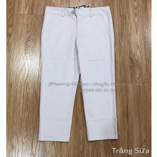 QUẦN LỠ KAKI THUN MÀU TRẮNG