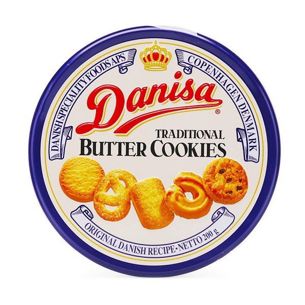 Bánh quy bơ Danisa hộp thiếc 200G