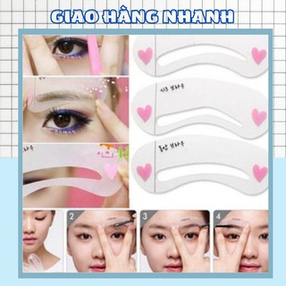 Set 3 Khuôn Kẻ Lông Mày Phong Cách Hàn Quốc Đẹp 2160 Shop Giao Hàng Nhanh 88