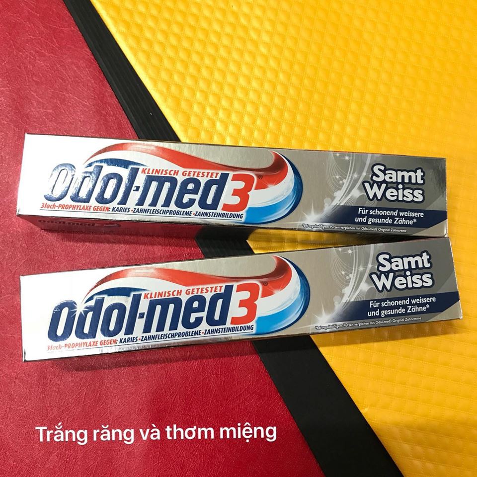 KEM ĐÁNH RĂNG TRẮNG RĂNG ODOL- MED 3