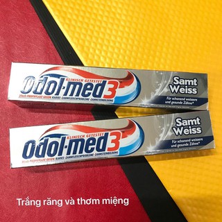 Kem đánh răng trắng răng odol- med 3