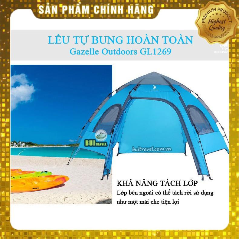 Lều du lịch tự bung lục giác 2 lớp 5-6 người Gazelle Outdoors GL1269 - Lều dã ngoại cắm trại chính hãng