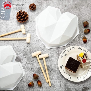 Khuôn Silicon Làm Bánh Hình Trái Tim 3d