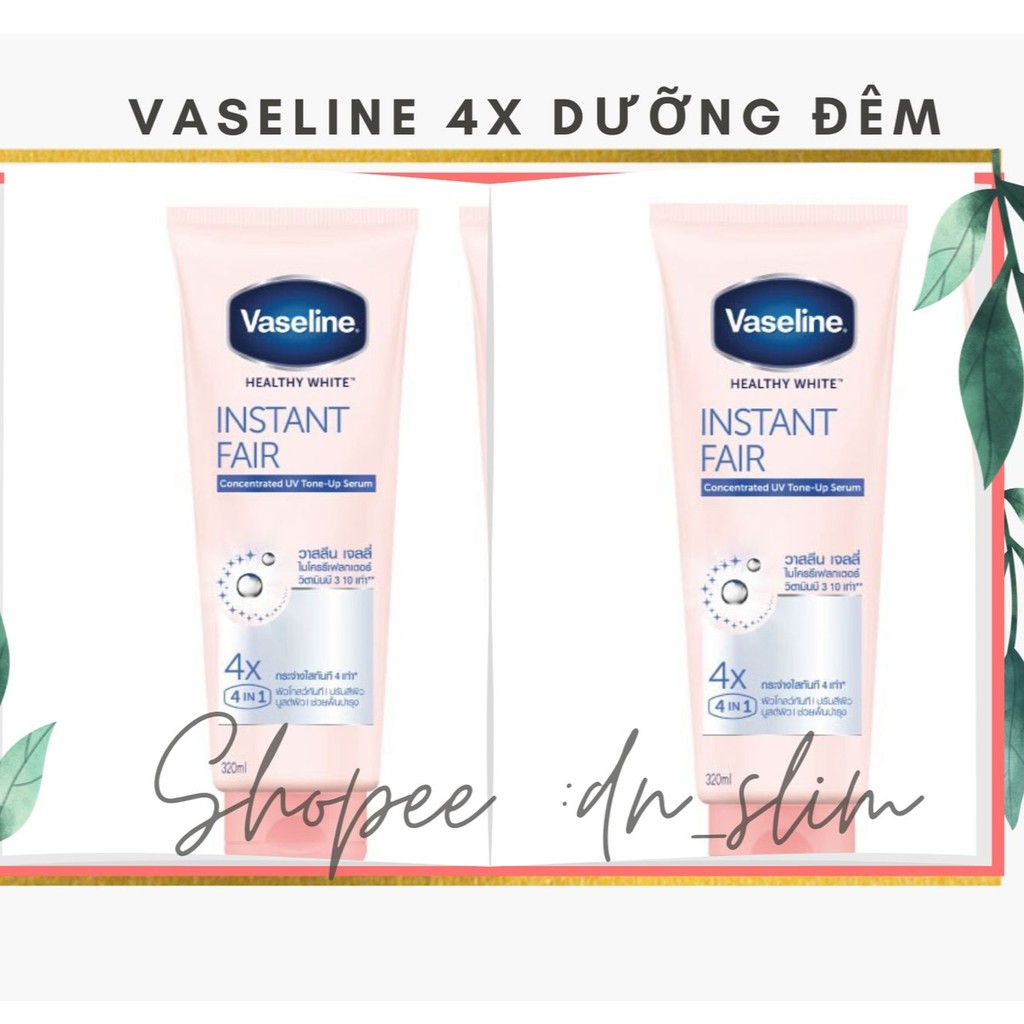 Dưỡng Thể Vaseline 4x Thái Lan (Ban Đêm)