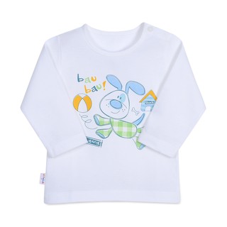 Áo Nút Vai Trắng Tay Dài Hello B&B AL0013