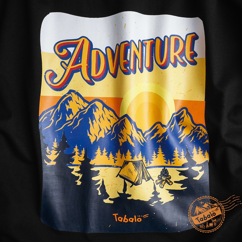 Áo Thun Tabalo Adventure T-Shirt, Áo Nam Nữ Co Giãn, Thoáng Mát, Nhanh Khô