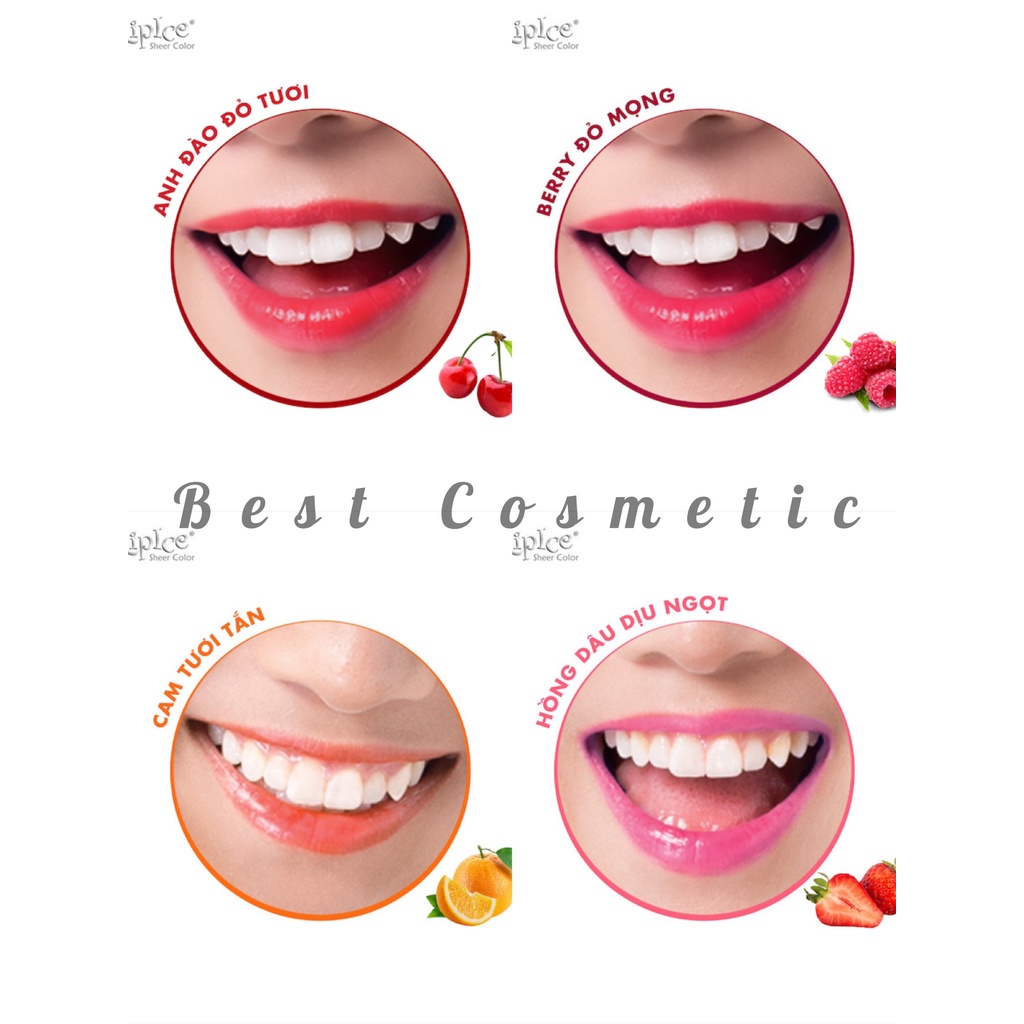 Son dưỡng có màu Lipice Sheer Color Fruit Juice 4g