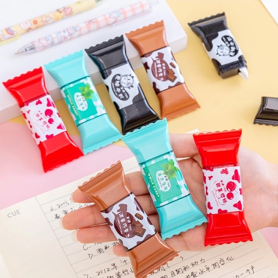 Bút Xóa Kéo Hình Kẹo Dễ Thương