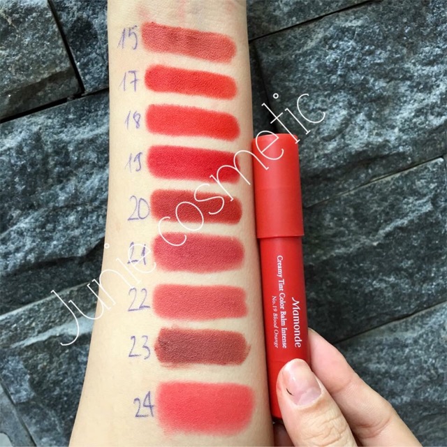 ( có sẵn ) Son bút chì Mamonde Creamy Tint Color Balm Intense 18 19 20 22 23 24 2518 | BigBuy360 - bigbuy360.vn