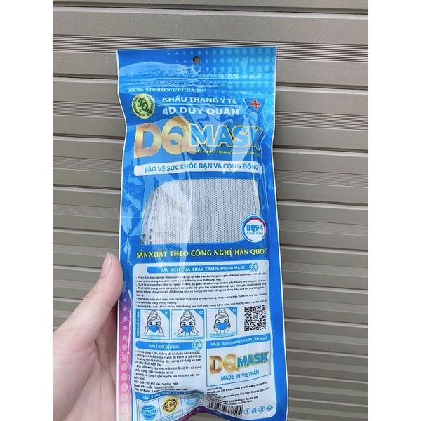 sỉ 300 cái khẩu trang y tế KF94 Duy Quân (thùng 30 gói, mỗi gói 10 cái)