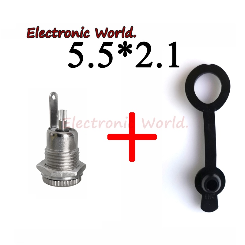 Đầu Cắm Kết Nối Bằng Kim Loại 5.5Mm x 2.1mm/5.5x2.5 DC