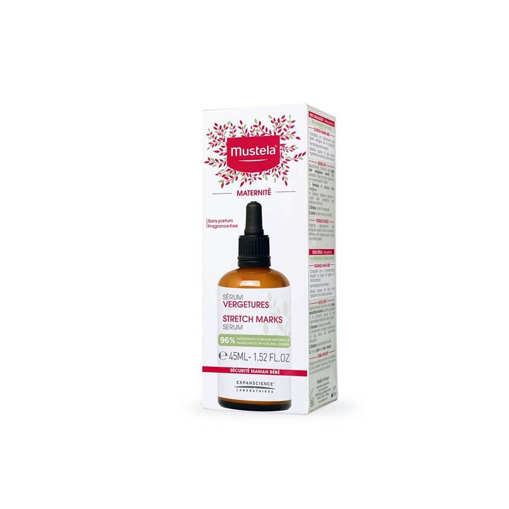 Tinh Chất Làm Mờ Vết Rạn Da Cho Mẹ Bầu Mustela 45ml TẶNG Kem Ngăn Ngừa Rạn Da 10ml