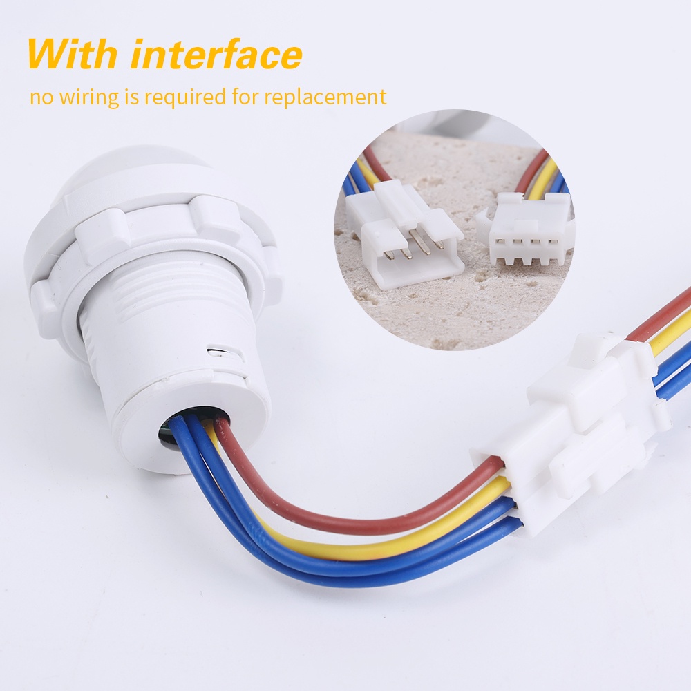 Đèn LED Cảm Biến Hồng Ngoại Tự Động Phát Hiện Cơ Thể Người Tiết Kiệm Năng Lượng