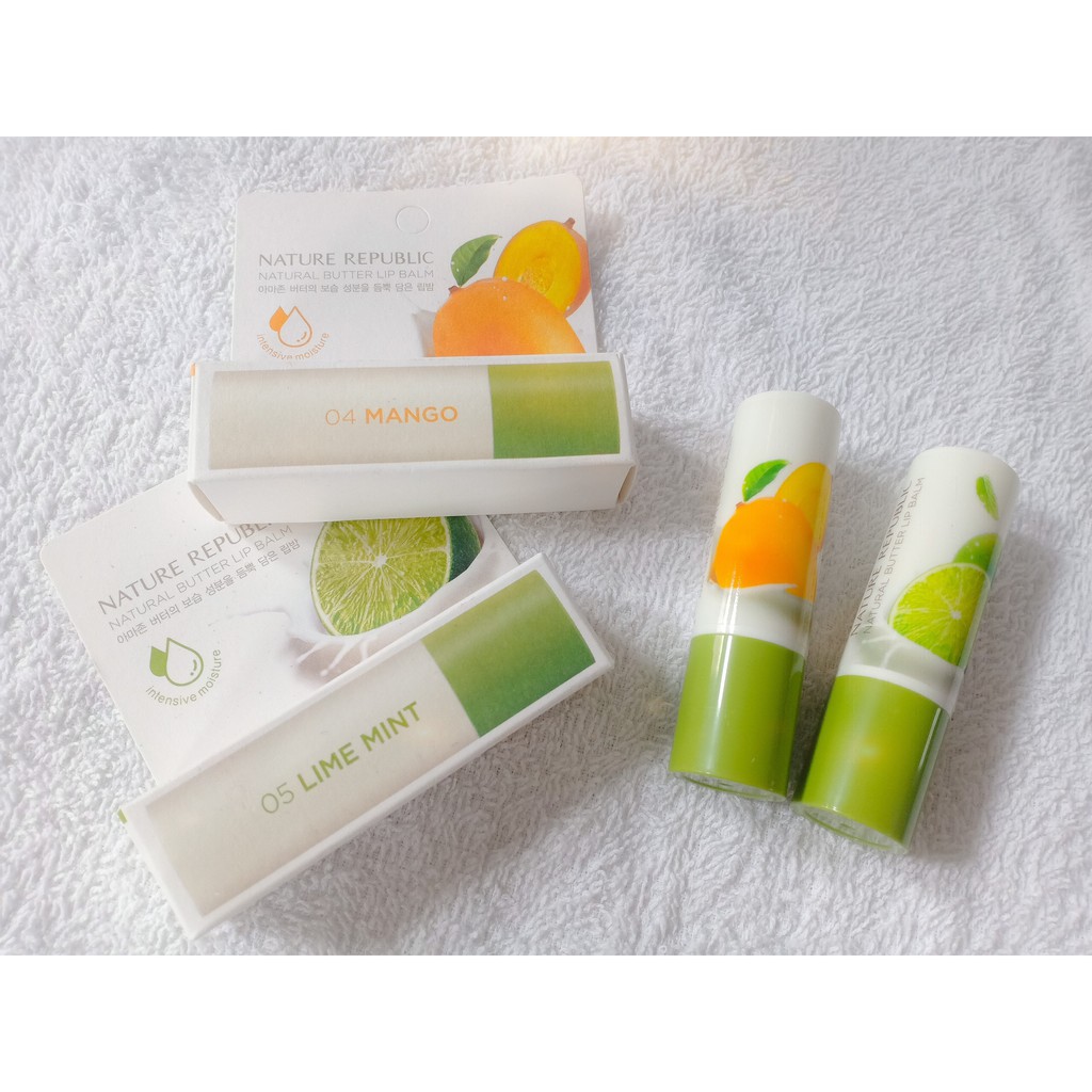 son dưỡng môi trái cây Nature Republic