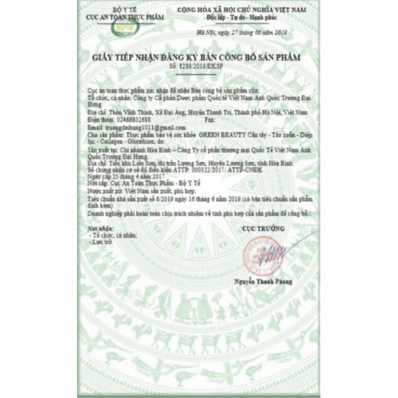 Nước ép cần tây chính hãng