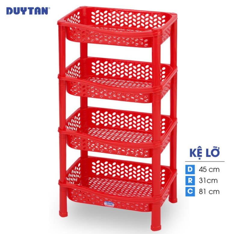 Kệ Nhựa Duy Tân size lỡ loại 4 ngăn - No.46939