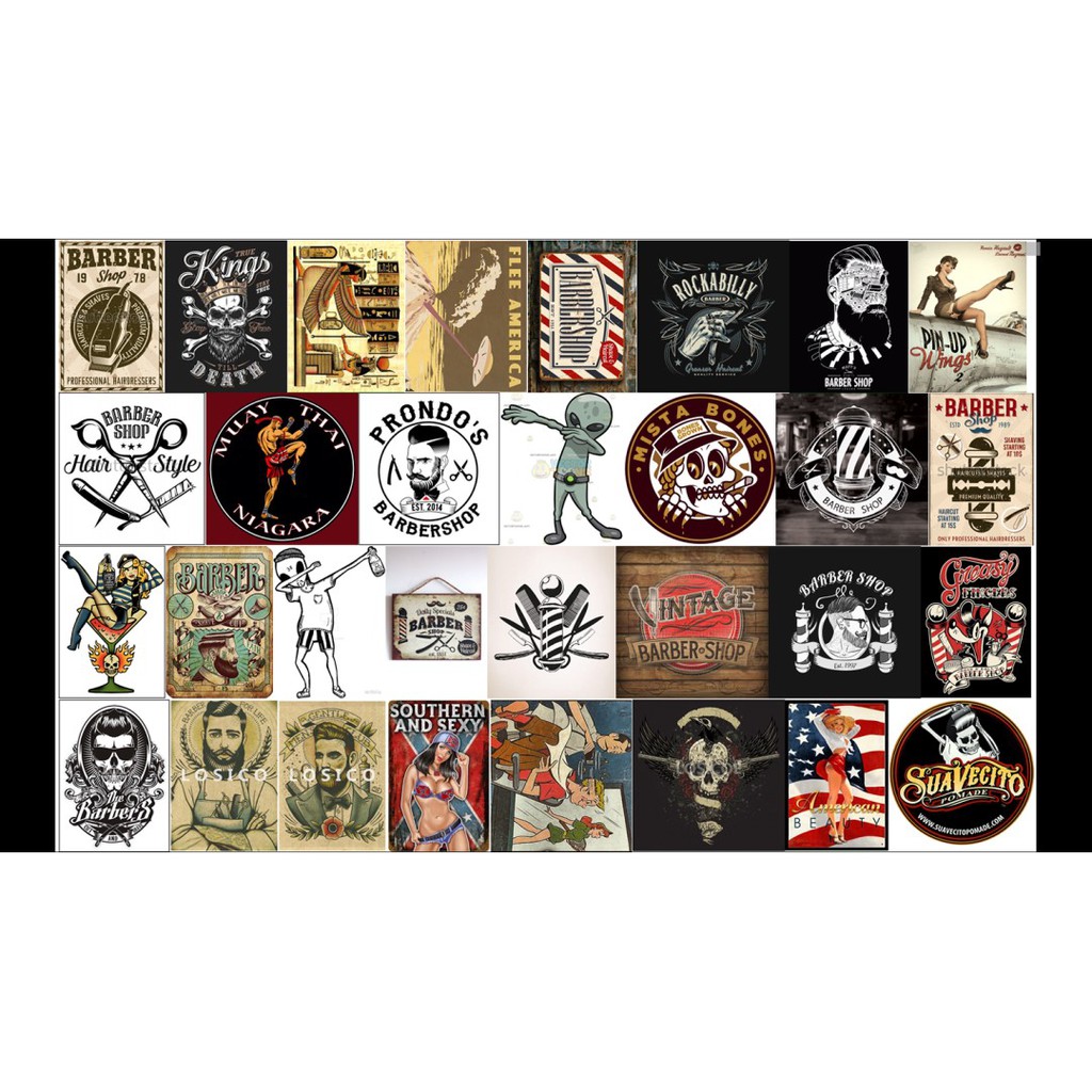 STICKER Dán Vali, xe, barber shop, Mũ bảo hiểm , macbook, đàn, tường... Nhập mã VANG3SP để giảm 15k khi mua từ 3 set