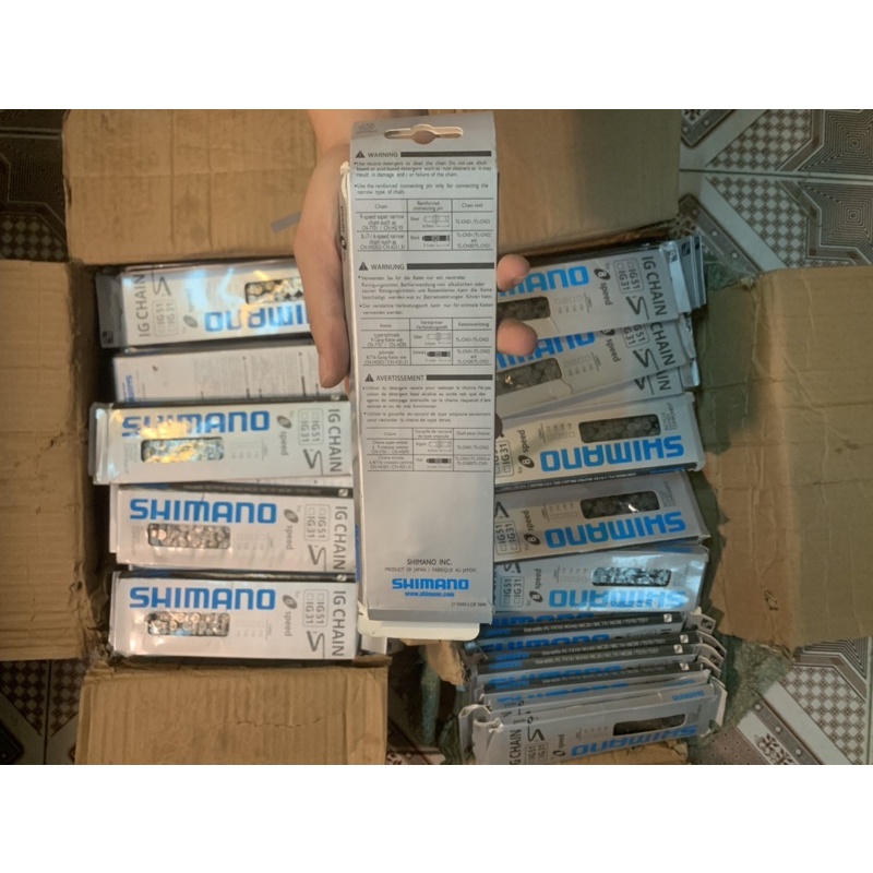 Sên xe đạp 6 /7 /8 Tốc Độ Shimano IG51 8 Speed - Xích xe đạp 6 /7 /8 Shimano IG51 8 Speed - Sên Xích Xe Đạp 8 Tốc Độ Shi