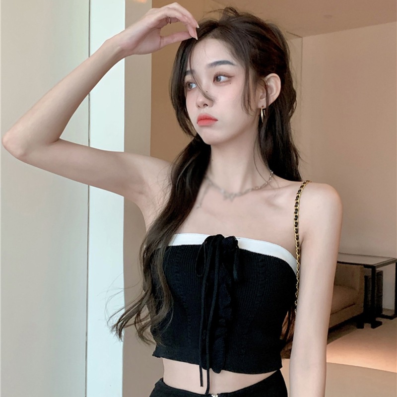 Áo Dệt Kim Sát Nách Thời Trang Quyến Rũ Cho Nữ