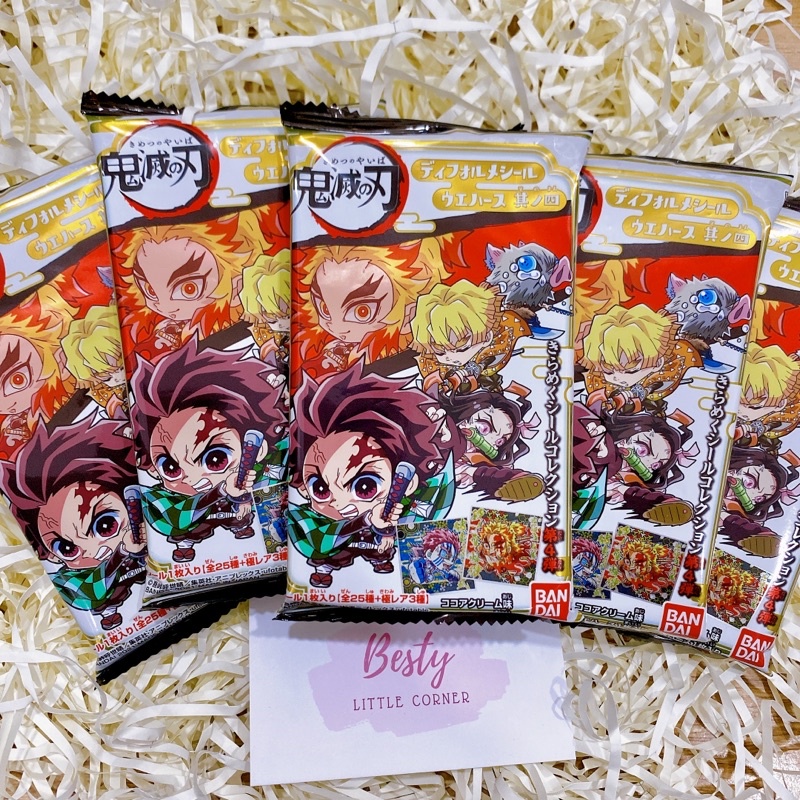 [SIÊU RẺ] Sticker nhân phẩm Kimetsu no Yaiba kèm bánh xốp - sticker demon slayer nhân phẩm - hình dán anime nezuko