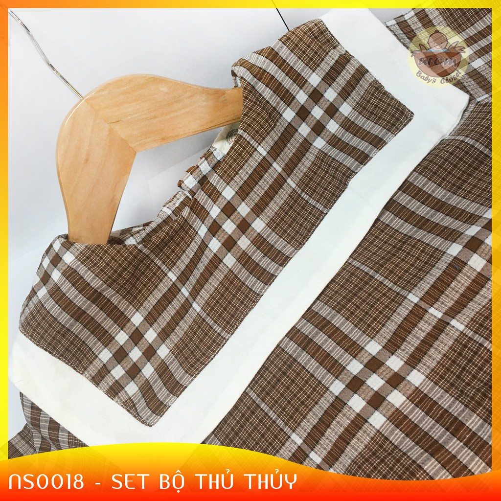 Set Đũi Thủy Thủ Cho Bé 8Kg đến 24Kg _ Kẻ Sọc Nâu