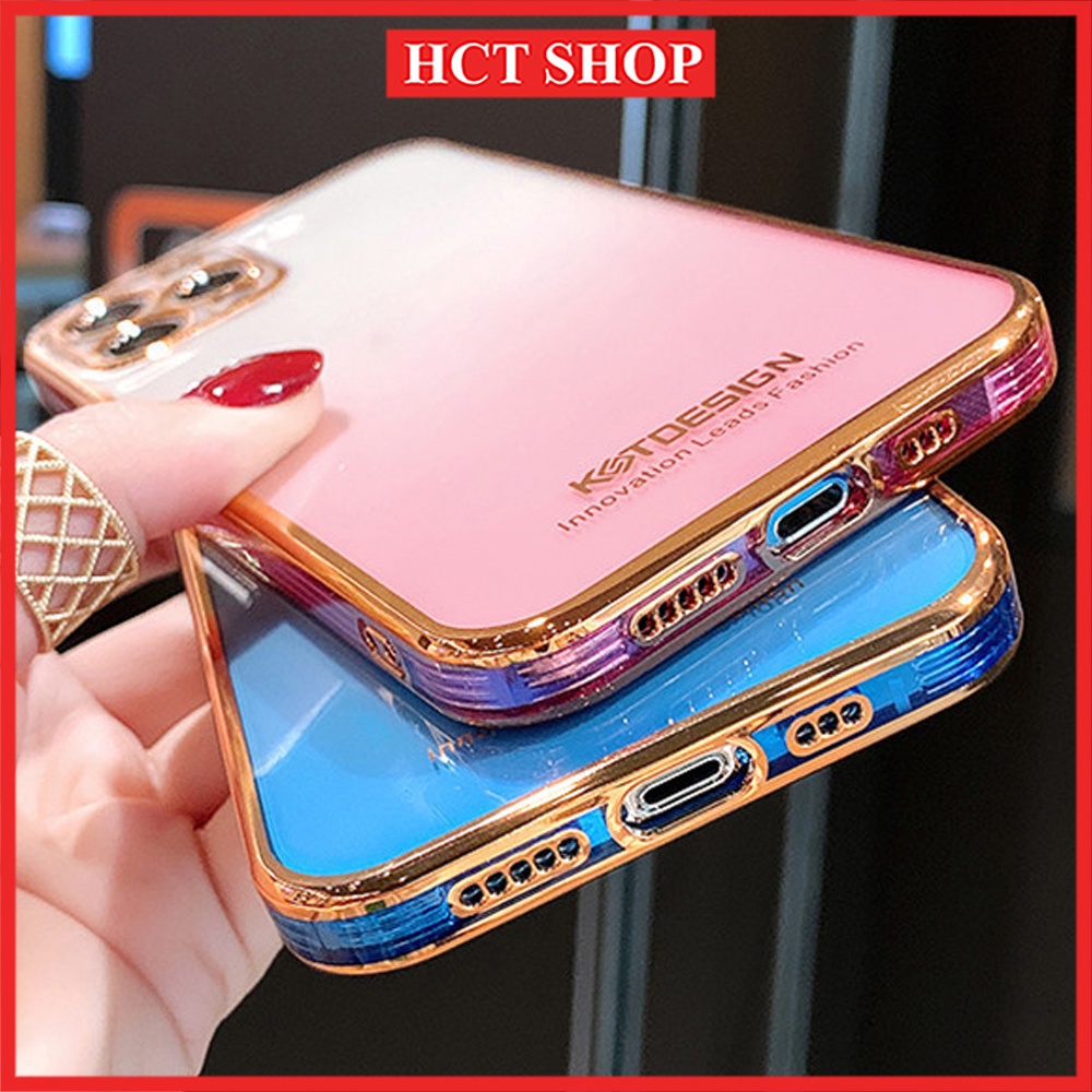 Ốp lưng dẻo, màu loang, bảo vệ camera cho iPhone 11Promax, 12Promax, 13Promax chính hãng KST Design