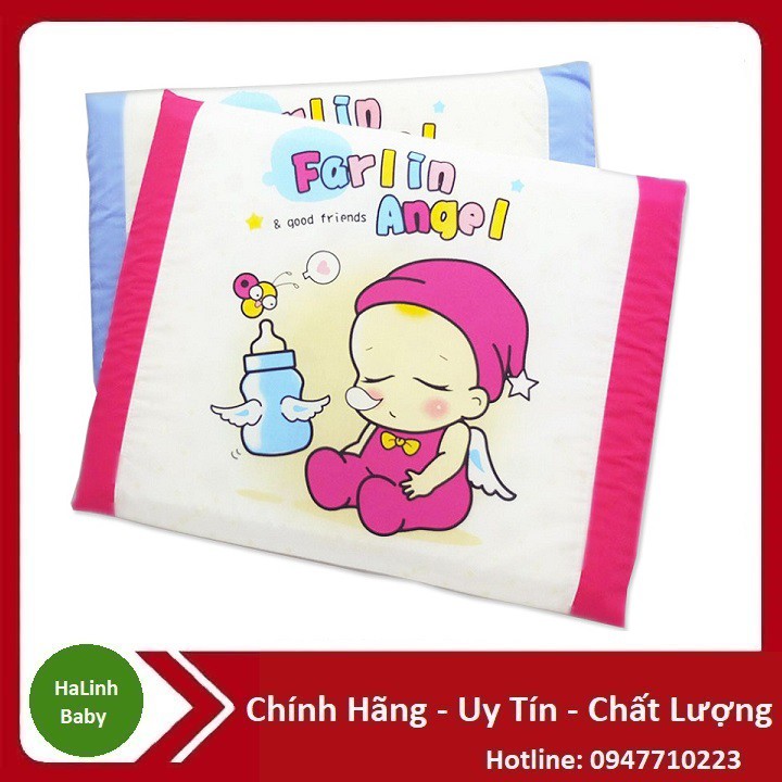 [CHÍNH HÃNG] GỐI THÔNG HƠI NGĂN ĐỔ MỒ HÔI CHO BÉ FARLIN BF573 (LÕI MÚT)