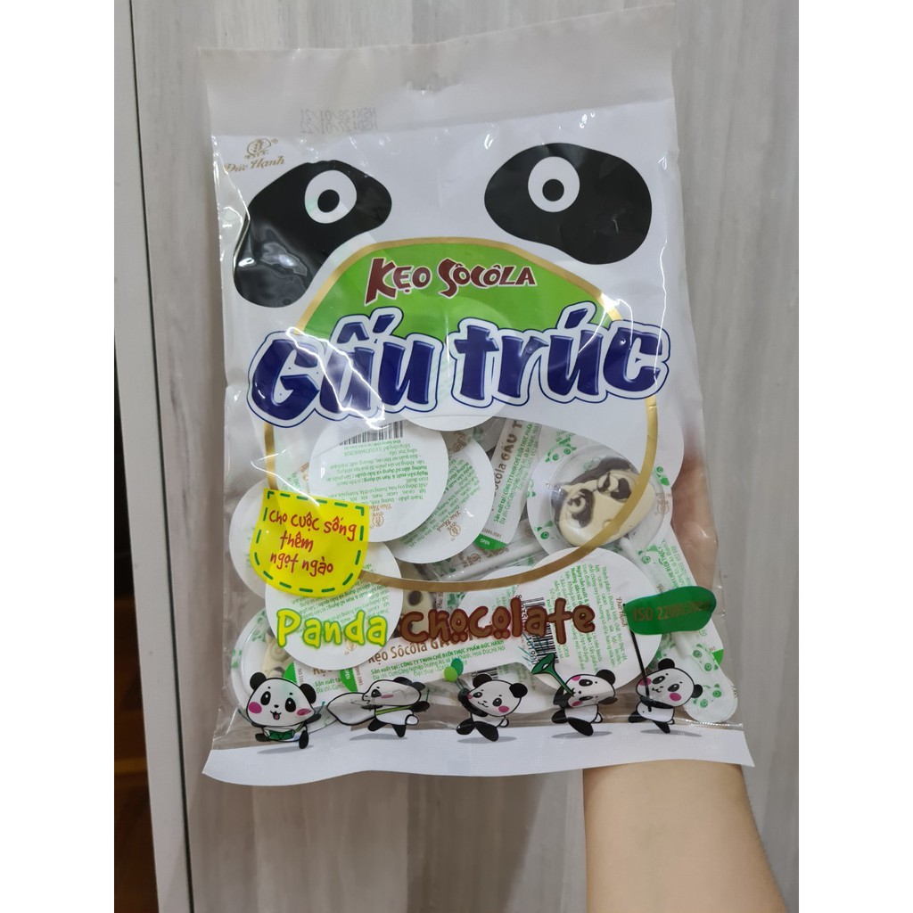 Combo 2 gói Kẹo Que Socola Gấu Trúc Đức Hạnh gói 250g/gói