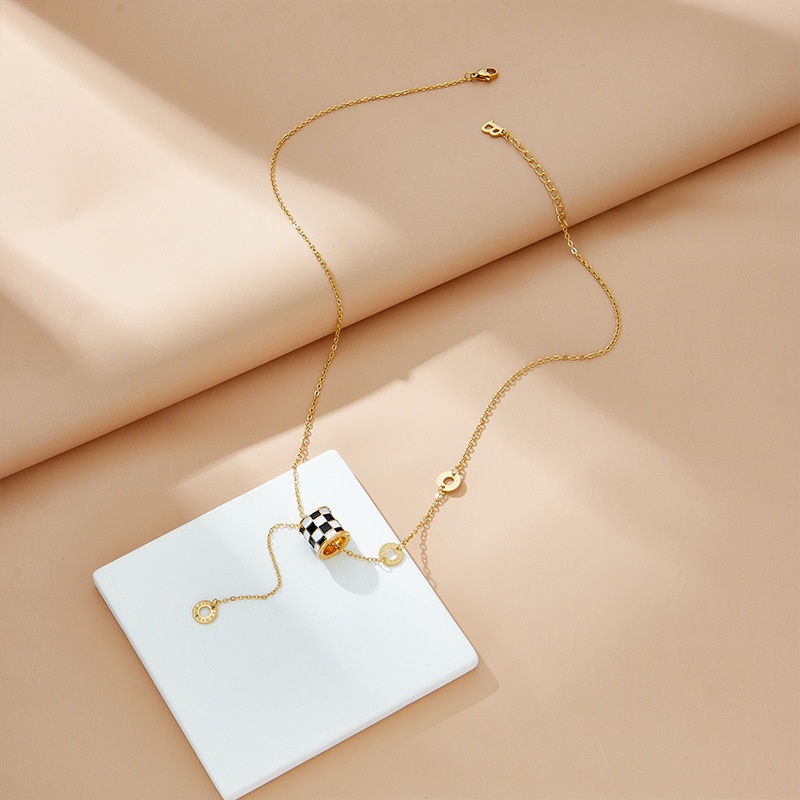 Dây Chuyền Mạ Vàng 18K Phối Tua Rua Thời Trang Cho Nữ