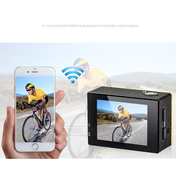 Camera Hành Trình 4K Ultra HD 16M,Hỗ trợ đa ngôn ngữ, Chống Nước hiệu quả Hỗ Trợ Wifi Full Phụ Kiện