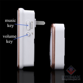 CHUÔNG CỬA KHÔNG DÂY CACAZI V2
