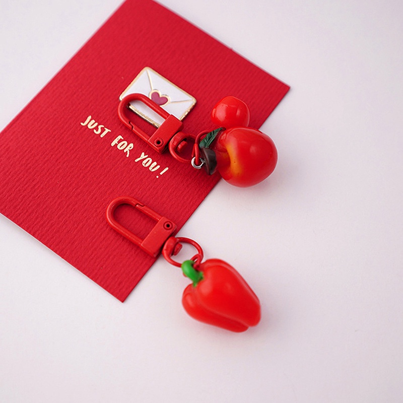 Ygt Móc Khóa Hình Trái Cây Mini Dễ Thương